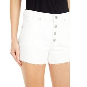 Hudson Jeans Cara Classic Offshore High Waist Shorts Size 30